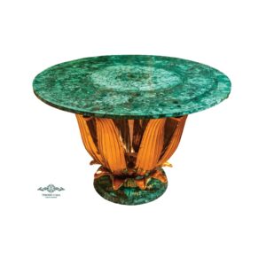 Malachite Lotus Accent Tabl | Malachite homeware | Malachite Furniture