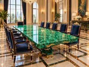 Malachite dinnig table | Malachite Furniture