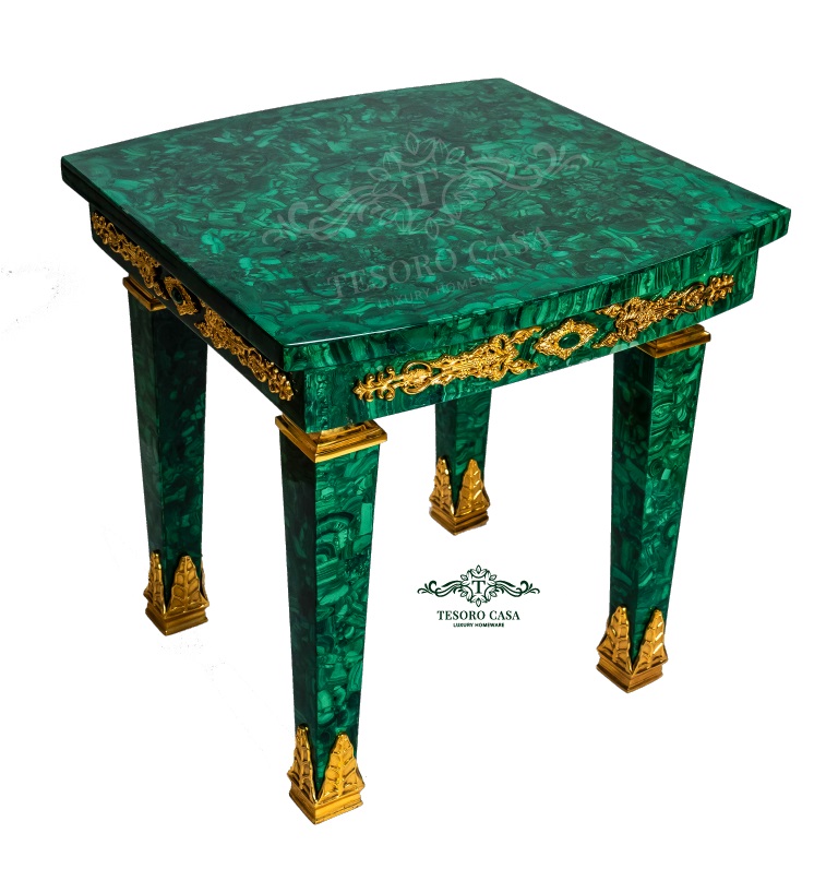 Malachite Majlis Side Table