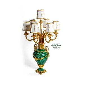 Malachite candlebra Lamps | malachite home decore